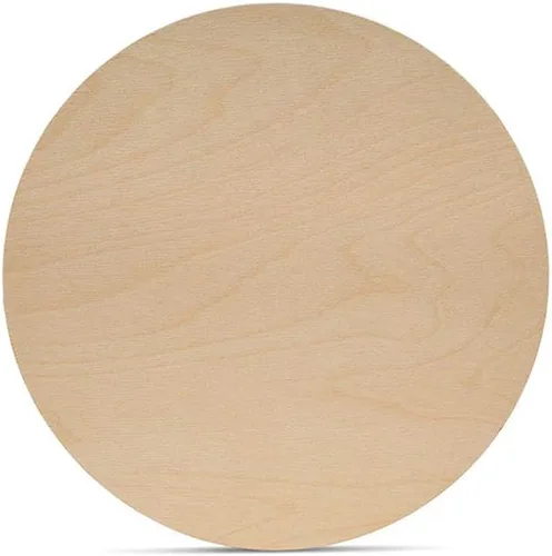 Miniatura 14 de Discos de madera para manualidades, fichas en blanco o monedas de madera, 2 pulgadas, 1/16 pulgadas de grosor, paquete de 250 círculos de madera sin
