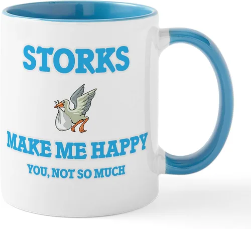 Miniatura 21 de CafePress Mug Stork - Taza de café de cerámica (11.0 fl oz)