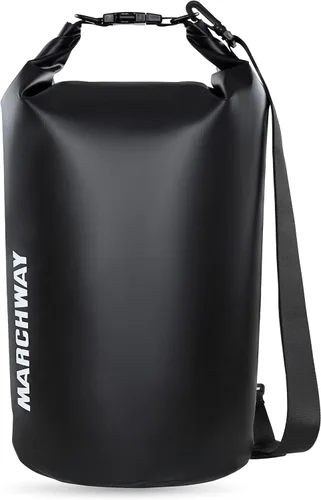 MARCHWAY - Bolso seco flotante e impermeable 1.32/2.64/5.28/7.93/10.57 galones, parte superior enrollable, mantiene secos equipos de kayak rafting