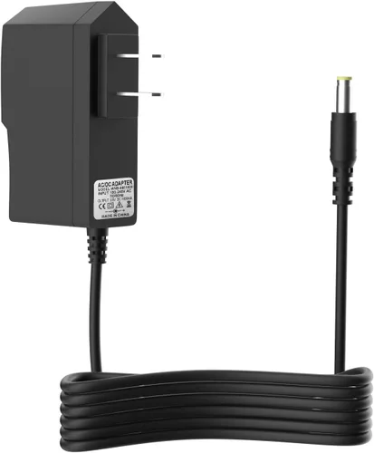 Adaptador de corriente de 9.5V 1A compatible con teclado de piano Casio LK-120 LK-125 LK-127 LK-160 LK-165 LK-240 LK-247 LK-280 CTK-240 CTK-245