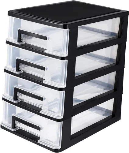 Caja de almacenamiento para cajones, organizador de cajones, unidad de almacenamiento de tipo pequeño con s organizador de tocador, organizador de