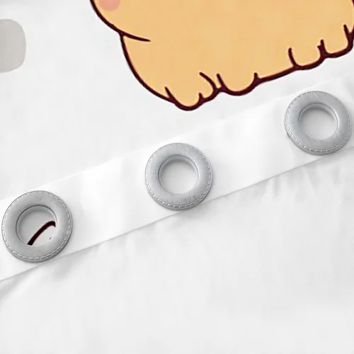 Miniatura 5 de Erosebridal Cortinas Opacas de Animales de Dibujos Animados Gatos Kawaii Cortinas y Drapeados, Cortinas de Gatito para Mascotas, Lindas Cortinas