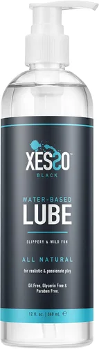 Miniatura 9 de XESSO Lubricante a base de agua, 2 paquetes de 32 onzas líquidas, con un total de 64 onzas líquidas. All Nature sin glicerina ni parabenos, pH