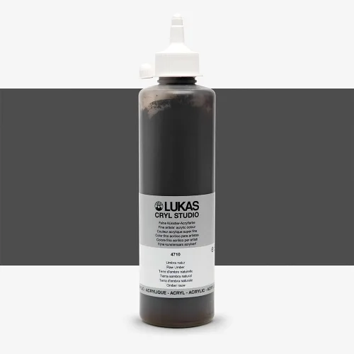 Miniatura 45 de Lukas CRYL Studio Artist - Pintura acrílica para artistas, Alizarín Carmesí, botella de 250 ml - Pinturas acrílicas de alto pigmento para pintar