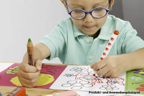 Miniatura 2 de GIOTTO be-bè Bolígrafos de punta de fieltro para colorear para niños pequeños, caja de 12 colores surtidos, súper lavables, ideales para la escuela