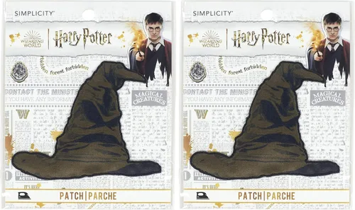 Miniatura 13 de Simplicity Parche termoadhesivo para gafas y cicatrices de Harry Potter para ropa, chaquetas y mochilas, 2.875 pulgadas de ancho x 1.125 pulgadas
