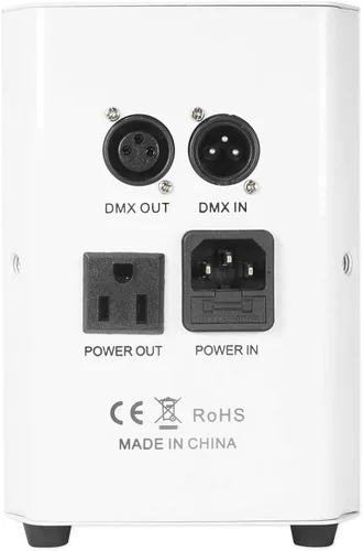 Miniatura 2 de Rockville Rockwedge - Paquete blanco (6) luces inalámbricas de par con batería con estuche de carga, 6 en 1 RGBWA+UV, batería de 7500 mAh, control