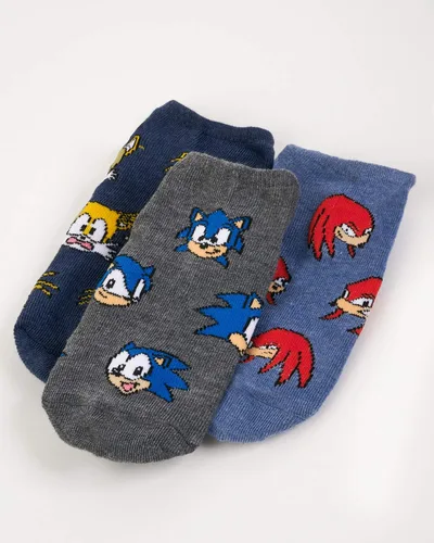 Miniatura 2 de Sonic The Hedgehog boys Sonic 5 Pack No Show Socks