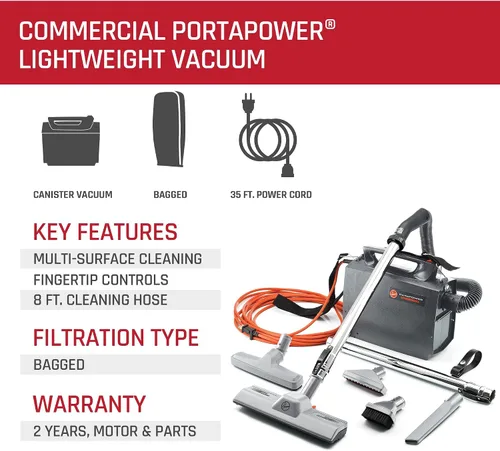 Miniatura 17 de Hoover CH30000 PortaPower Commercial aspiradora con contenedor liviana