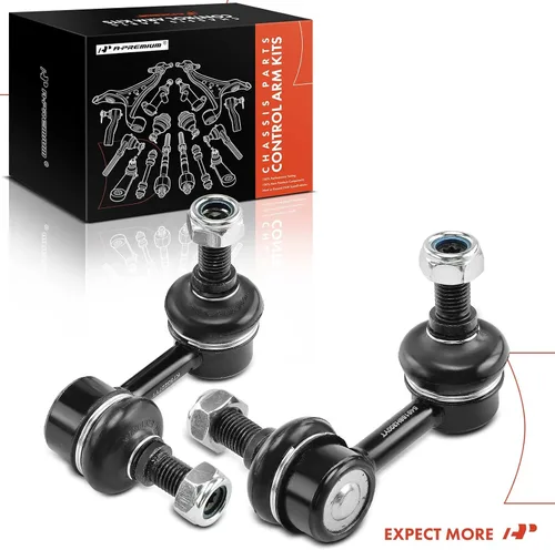 Miniatura 8 de A-Premium 2 eslabones de barra estabilizadora delantera, compatibles con Nissan X-Trail 2005-2006