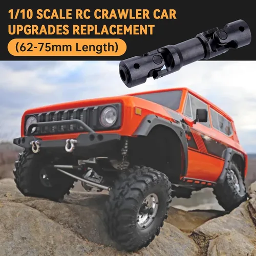 Miniatura 5 de Eje de transmisión universal de acero estriado, eje de transmisión CVD, escala 1/10, reemplazo de actualizaciones de automóvil RC Crawler
