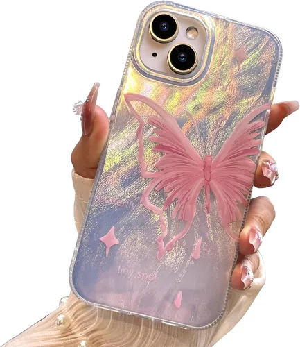 Miniatura 97 de I-MGAE-IN-AR Funda compacta para iPhone 11, diseño de mariposa, marco de protección de lente de cámara con diamante 3D, bonitas fundas protectoras