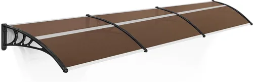 Miniatura 14 de MCombo 115.9" x 37.8" Toldo para ventana de policarbonato al aire libre, cortina para puerta de patio, cubierta de toldo, 6055-4012