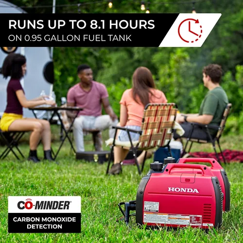 Miniatura 5 de Honda EU2200ITAN Generador inversor portátil súper silencioso de 2200 vatios y 120 voltios con CO-Minder