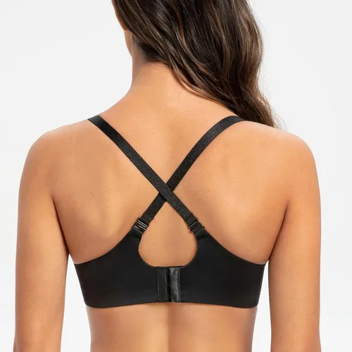 Miniatura 4 de MELENECA Brasier de lactancia materna de cobertura completa para mujer, soporte con aros, talla grande