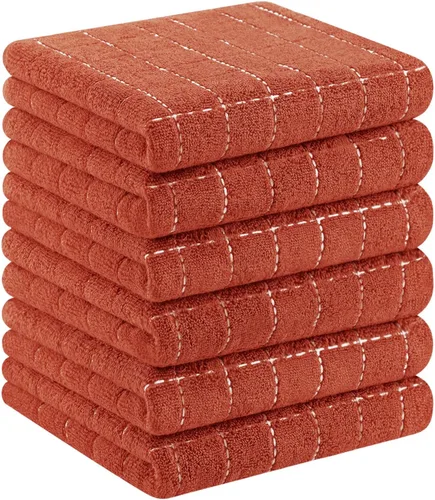 Miniatura 40 de Homaxy Paños de cocina 100% algodón de felpa, toallas de cocina ultra suaves y absorbentes para la cocina, adecuadas para secar y lavar platos
