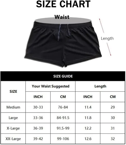 Miniatura 2 de Pantalones cortos de entrenamiento para hombre, de 3 pulgadas, entrepierna de algodón sin bolsillo