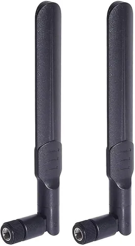 Miniatura 7 de Bingfu Antena de doble banda WiFi 2.4GHz 5GHz 5.8GHz 8dBi MIMO RP-SMA Macho Antena (paquete de 2) para enrutador WiFi, tarjeta de red inalámbrica
