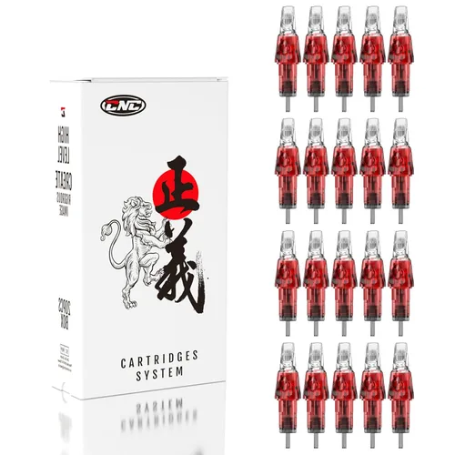 Miniatura 9 de Cartuchos de tatuaje Agujas 20 unids #12 Standard Round Liner Surtido Aguja de tatuaje Cartucho mixto para tatuaje 3RL 5RL 7RL 9RL EN04-20KIT-F