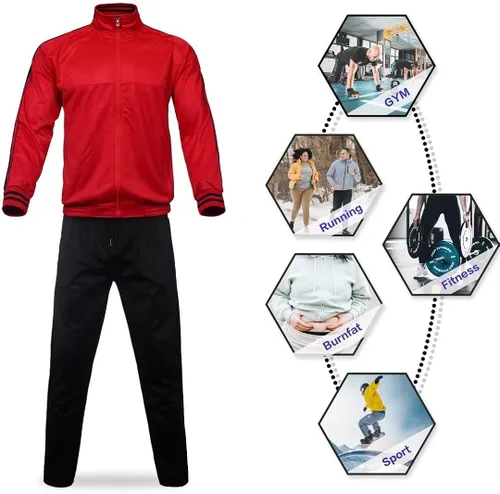 Miniatura 3 de AKsit Conjunto deportivo de 2 piezas con capucha para hombre