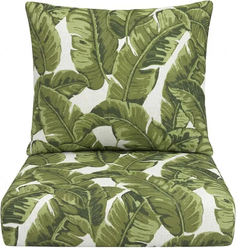 Miniatura 17 de RSH DECOR: Sunbrella - Cojín de asiento profundo con respaldo de almohada, asiento de 23 x 24 x 5 pulgadas, tela de rendimiento resistente al agua