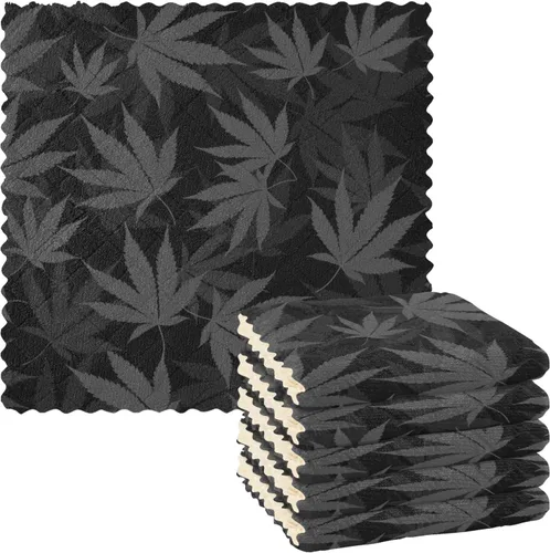 Miniatura 12 de CaTaKu Paños de cocina de animales del bosque de acuarela, paquete de 6 trapos reutilizables para lavar, paños de limpieza de microfibra, paños