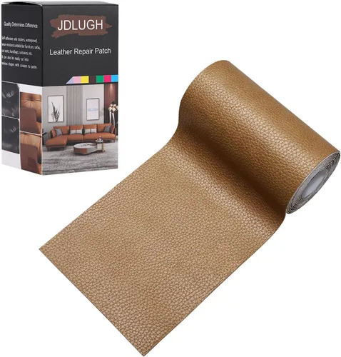 Miniatura 39 de JDLUGH - Kit de cinta de reparación de piel, 15 x 60 pulgadas, marrón oscuro 2.0 Autoadhesivo, para sofá, asiento de coche, silla de oficina
