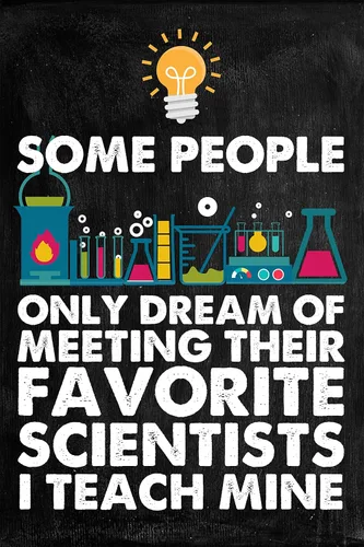 Minitowz Pósteres de decoración de científicos de ciencias de algunas personas, impresiones vintage de laboratorio de ciencia, decoración de pared