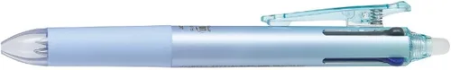 Miniatura 2 de Pilot Bolígrafo Frixion Ball 4, 0.015 in ultrafino, 4 colores (negro, rojo, azul y verde), cuerpo azul claro de gradación (PLKFB80UF-GRLB)