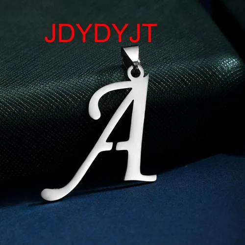 Miniatura 3 de Dijes Conectores de Acero Inoxidable con Letra Inicial Colgantes del Alfabeto Manualidades DIY para Hacer Joyas Collares Pulseras Llavero
