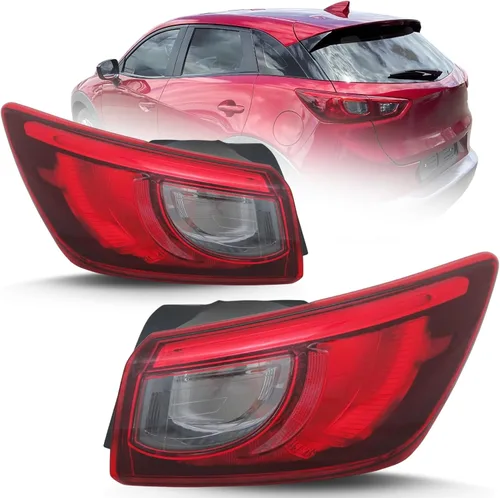 ALLIGATOR AUTO LIGHTS Juego de luces traseras LED de repuesto para Mazda CX-3 2016 2017 2018 Grand Touring con bombillas, lados izquierdo y derecho