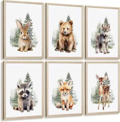 Miniatura 9 de Joocrise Juego de Arte de Pared de Camiones para Niños Set de 6 Decoración de Pared en Lienzo de Vehículos Camiones Arte de Pared de Construcción