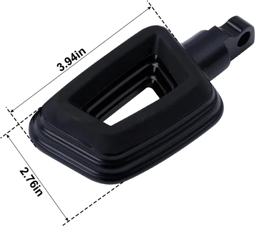 Miniatura 8 de TCT-MOTORPARTS Estriberas de estilo de montaje macho negro para Harley Touring Street Glide Softail