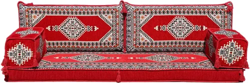 Miniatura 72 de arabicsofa Sofá de piso árabe Jalsa - Sofá tradicional hecho a mano para sala de estar