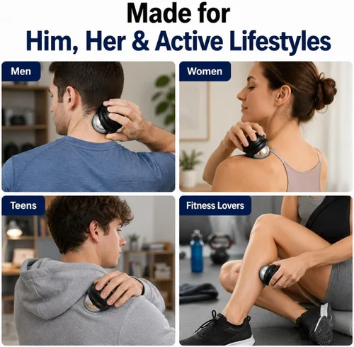 Miniatura 5 de Flyfan Bola Giratoria para Masaje en Frío - Regalos para Relleno de Calcetas para Hombres, Mujeres, Adolescentes, Niños, Se Mantiene Fría durante 6
