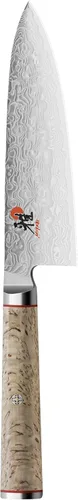 Miyabi Birchwood SG2 Cuchillo de chef japonés, de 6 pulgadas, diseñado para manos más pequeñas, sensación más ligera, cuchillo de cocina de chef,