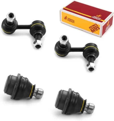 Miniatura 52 de Metrix Premium Chassis Parts - Juego de 4 piezas de articulación de rótula superior y barra estabilizadora delantera para Ford Ranger RWD 1998-2011