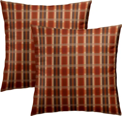 Miniatura 63 de Funda de almohada marrón con estampado de leopardo - 2 piezas Funda de almohada de guepardo de 16x16 pulgadas Fundas de almohada de algodón