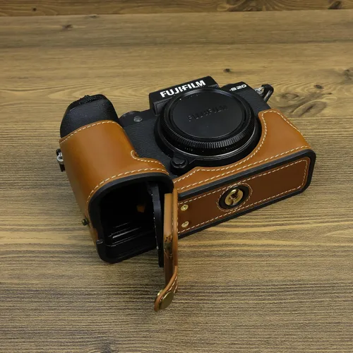 Miniatura 9 de X-S20 - Funda hecha a mano de piel sintética para cámara de cuerpo completo para Fujifilm X-S20 XS20 con lente de 0.591-1.772 in 1.378 in versión