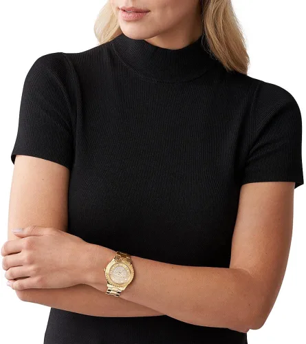 Miniatura 2 de Michael Kors Womens Watch RUNWAY 40 mm case size Three Hand movement Stainless Steel strap