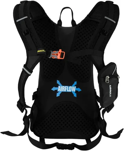 Miniatura 2 de Mochila de ciclismo al aire libre, 18L, color negro