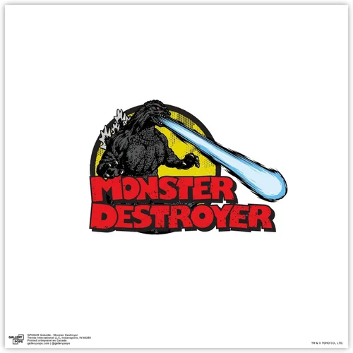 Trends International Gallery Pops Godzilla - Póster de pared de Monster Destroyer, 12.00 x 12.00 pulgadas, versión sin marco