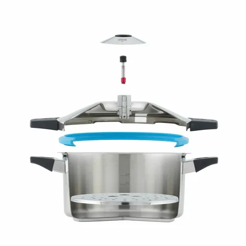 Miniatura 2 de Kuhn Rikon, olla de presión, de acero inoxidable., Plateado