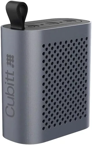 Cubitt Mini Altavoz Bluetooth 5.4 - Altavoz inalámbrico portátil con refuerzo de graves, IPX6 impermeable, sonido de 5 W, cuerpo de aluminio, diseño
