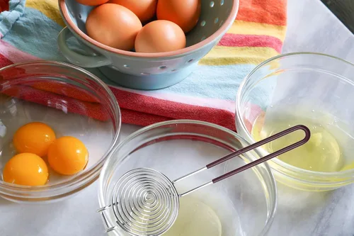 Miniatura 2 de Separador de huevos, yema de huevo, separador blanco, acero inoxidable, filtro de tamizado de yema de huevo, herramienta de cocina