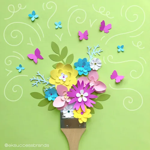 Miniatura 3 de EK Tools Psn L Confeti Hortensia 54-30328