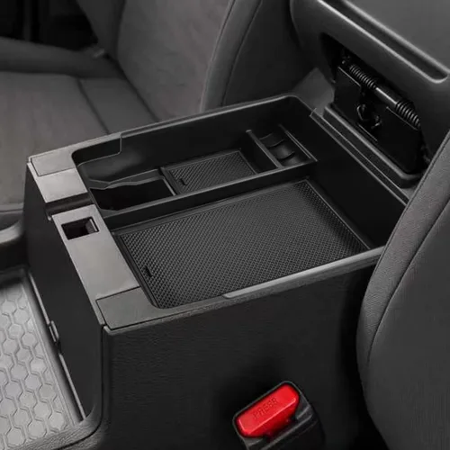 Miniatura 7 de TACORBO Organizador de consola central compatible con accesorios Nissan Frontier 2022-2023 2024 2025, caja de almacenamiento secundario