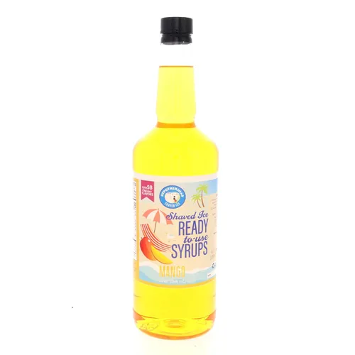 Miniatura 59 de Hypothermias Wild Cherry - Jarabe de sabores de cono de nieve hawaiano listo para usar (128 onzas líquidas), hielo afeitado, 100% azúcar de caña pura