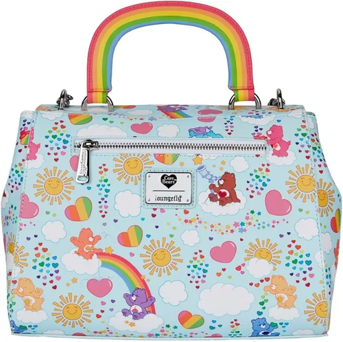 Miniatura 4 de Loungefly Care Bears - Bolso cruzado con asa arcoíris multicolor, Color múltiple, Bolso bandolera