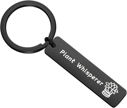 Jardinero idea de regalo amante de la planta regalo susurrador llavero jardín joyería planta llavero